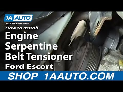 how to replace alternator ford escort zx2