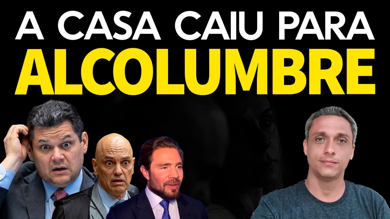 A casa caiu para ALCOLUMBRE - O verdadeiro protetor do Moraes e Vorcaro