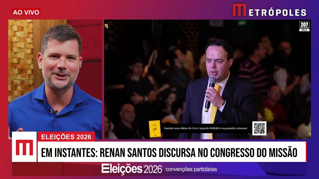 Renan Santos cresce nas redes e mira o eleitor jovem que pode decidir 2026