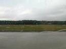 Canadair Regional Jet CRJ-200 take off from rainy Hannover - HAJ