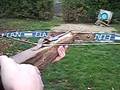 videos de Hand made crossbow shoot in slow motion