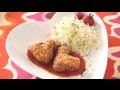 Love Heart Cutlet (Recipe) ハートいっぱいのひとくちとんかつ (レシピ)