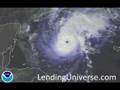 Hurricane Paloma from space