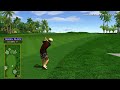 Golden Tee Great Shot on Tahiti Cove!