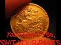 1911 Half-Sovereign Antique Gold Coin George V