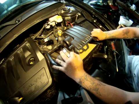 Air filter replacement-2010 Dodge Avenger