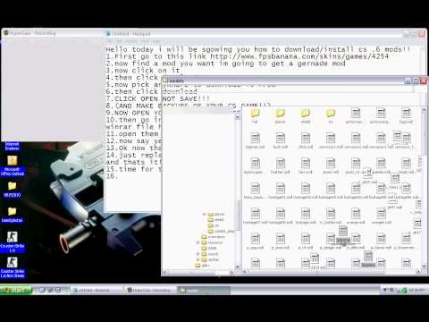 how to install cs 1.6 skins