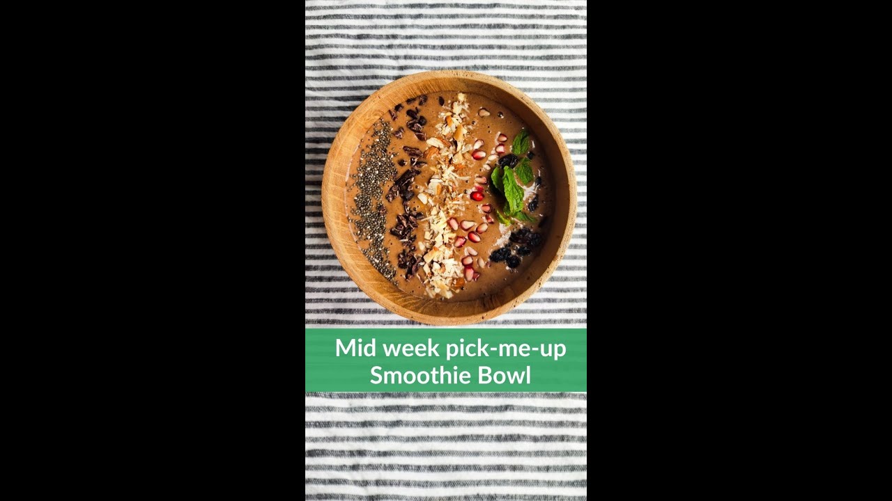Mid-week pick-me-up smoothie bowl