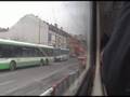 Travelling by tram in Kosice, Slovakia