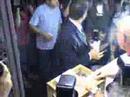 Laporta vota en el mocion de Censura