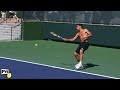 Nicolas Almagro's ground strokes in slow motion