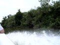 A boat ride through the jungles of Belize.