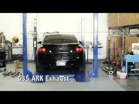 ARK Performance: Infiniti G35 Coupe ARK GRIP Exhaust Install and Sound Clip