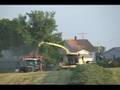 Monroe Custom Farming chopping with Krone Big X