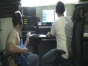 The Beat Bumz recording guitars and goofing off