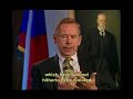 Greeting from Vaclav Havel