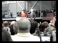 she hits him pretty hard at the end.