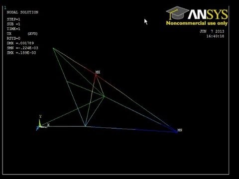 how to define nodes in ansys