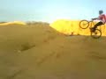 phil regan clearing a 15+ foot dirt gap at steetley quarry, doncaster