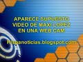 VIDEO DE LA WEBCAM DE MAXI LOPEZ DESNUDO!!