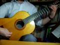 Flamenco: Alzapúa, ejercicio 1 (sin golpe). Miguel A. Gutiérrez.