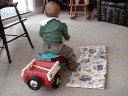 Ben rides repair truck