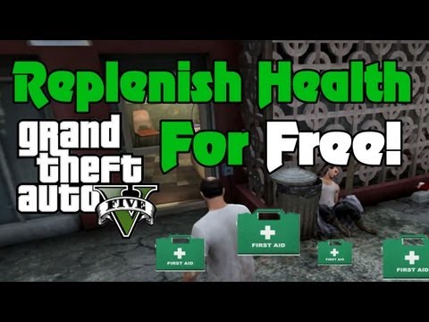 how to recover health in gta v