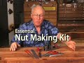 dan erlewine shows what each tool in stewmac's nutmaking tool kit is for.