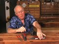dan erlewine shows what each tool in stewmac's nutmaking tool kit is for.