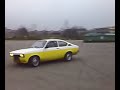 effe lekker driften met de opel kadett c turbo