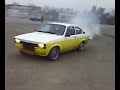 effe lekker driften met de opel kadett c turbo