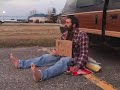 Woman goes grocery shopping at a Ludington Shop n' Save store. She comes across a needy man and decides to make a purchase for him. What does she buy?