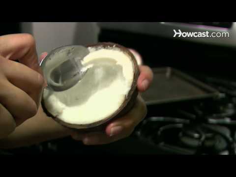 how to break open a coconut