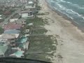 Helicopter fly by on South Padre Island texas