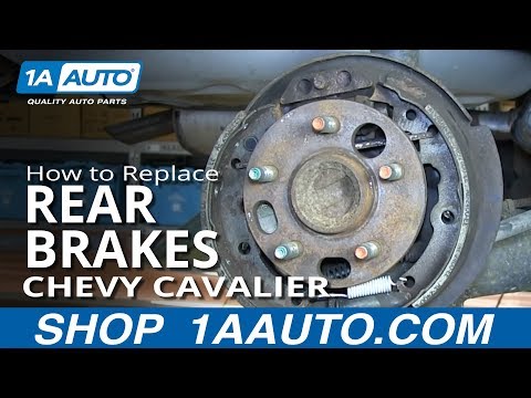 How To Replace Do a Rear Brake Job 2000-05 Chevy Cavalier Pontiac Sunfire