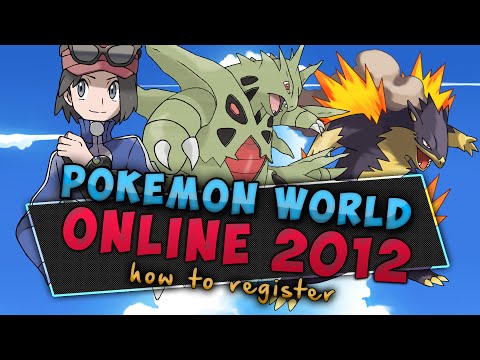 how to register in pokemon world online