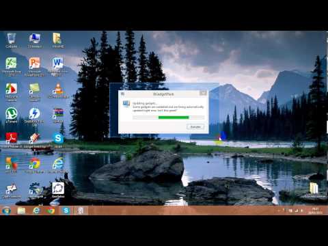 how to gadgets on windows 8