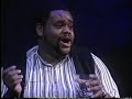 extract from the donmar warehouse production of sondheim's company starring adrian lester with clive rowe, paul bentley and teddy kempner
