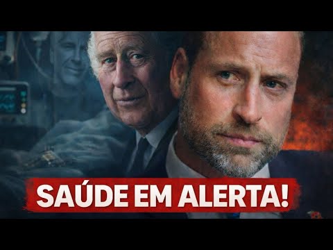 WILLIAM EM ALERTA PELA SAÚDE DO REI APÓS O CAOS DE ANDREW