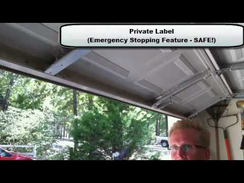how to quiet a garage door opener
