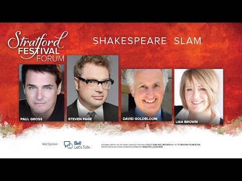 festival - Stratford Festival Forum's Shakespeare Slam -- This celebration marking Shakespeare's 450th birthday will be hosted by Artistic Director Antoni Cimolino, and will showcase the Festival's 2014...
