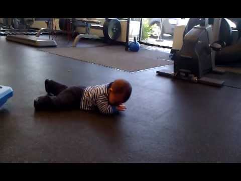 Baby army crawl