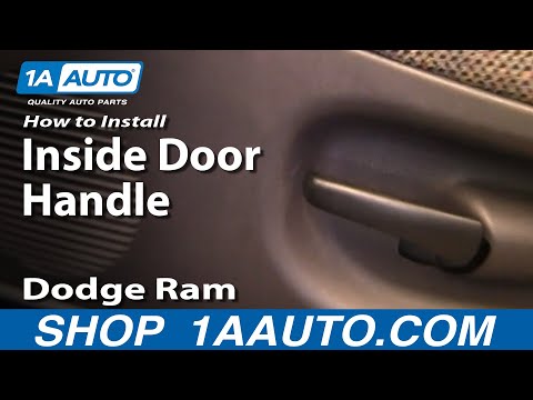 How To Install Replace Broken Inside Door Handle Dodge Ram Pickup 94-01 1AAuto.com