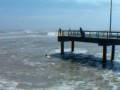 Jumping off pier