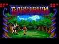 the famous decapitation scene from amiga game barbarian: the ultimate warrior. not to be confused with the similarly named psygnosis game. hall of light entry hol.abime.net