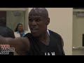 Floyd Mayweather playing hoops