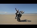 Sport Bike stunt riding on sand - Chris Pfeiffer 2012