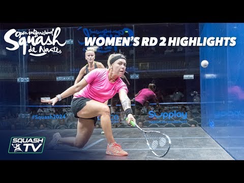 Squash: Women's Rd 2 Highlights - Squash de Nantes 2018