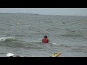 Kayak surfing