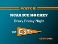 north dakota's robbie binz scored when he flipped a clearing attempt out of the und zone. the puck bounced several times before getting past minnesota goalie jeff frazee.
